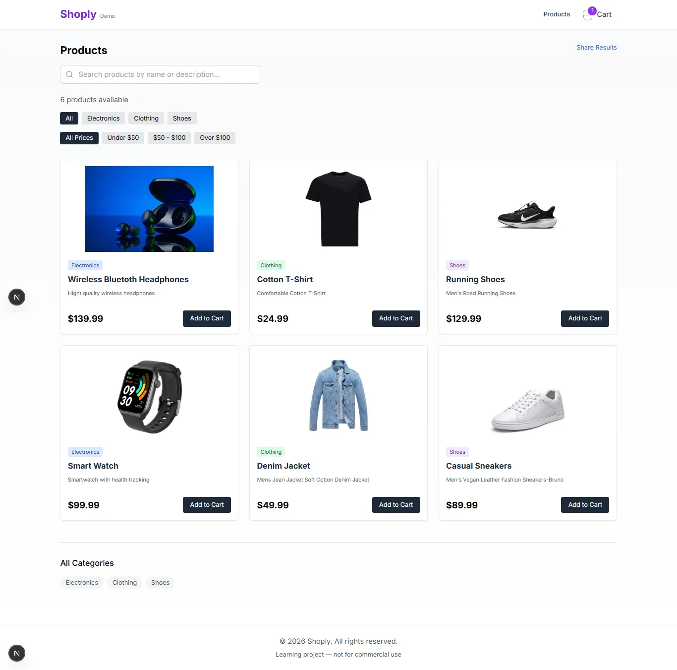 Shoply — E-Commerce Platform — screenshot 2