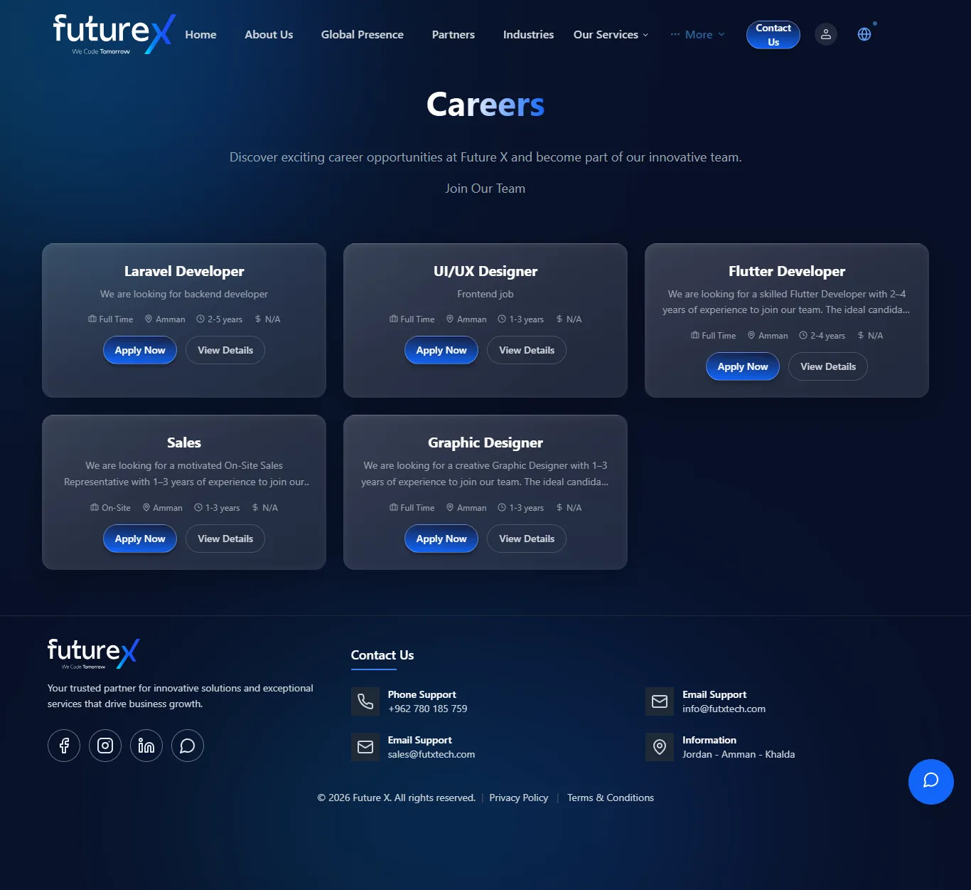 FutX Tech — Company Platform — screenshot 2